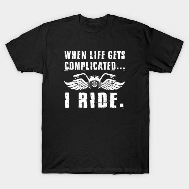 When Life Gets Complicated T-Shirt by AmazingVision